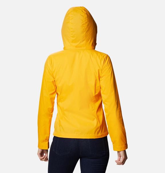 Columbia Switchback III Rain Jacket Yellow For Women's NZ46951 New Zealand